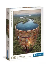 Puzzle 1000 el. High Quality Collection. Bibliodame Clementoni