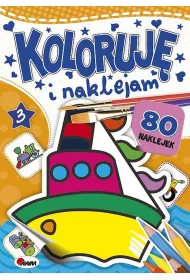 Koloruj� i naklejam 80 naklejek