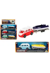 Autko campervan+trailer mix 1:64 HTI