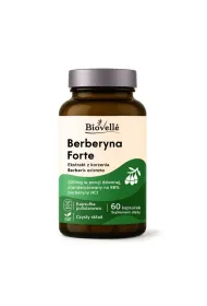 Biovelle Berberyna Forte z Chromem 500 mg suplement diety 60 kaps.