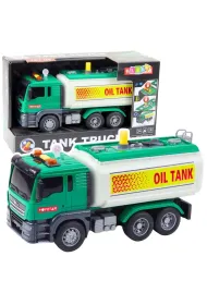Ci�ar�wka cysterna woda �wiat�a d�wi�ki zielona LeanToys