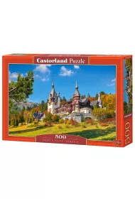 Puzzle 500 el. Zamek Peles Rumunia Castorland