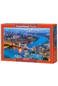 Puzzle 1000 el. Widok z lotu ptaka na Londyn Castorland