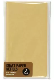 Peter Pauper Press Wk�ad Kraft do notatnika Voyager 2szt