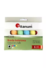 Titanum Kreda chodnikowa 6 kolor�w 6 szt.