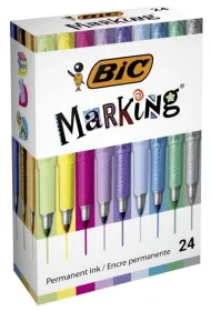 Bic Markery Permamentne Intensity Marking Color 24 kolory