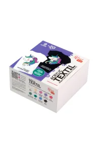 Rosa Farby do tkanin Unicorn 9x20 ml
