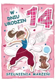 Armin Style KARNET URODZINY 14 B6 Z KOP AS GM-1104 FOL