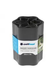 Cellfast Obrzee ogrodowe grafitowe 25 cm x 9 m