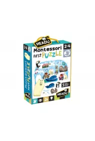Montessori. Pierwsze puzzle Biegun Headu