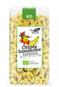 Bio Planet Chipsy bananowe sodzone 350 g Bio