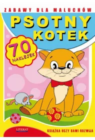 Zabawy dla maluch�w Psotny kotek (70 naklejek)