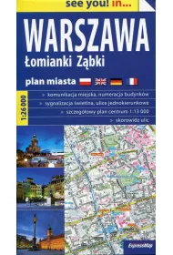 see you! in? Plan miasta Warszawa, �omianki, Marki, Z�bki 1:26 000