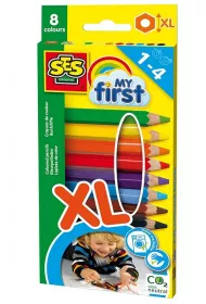 Ses Creative Moje pierwsze kredki owkowe XL 8 szt.