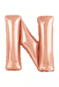 Amscan Balon foliowy litera N r�owe z�oto 79x86cm