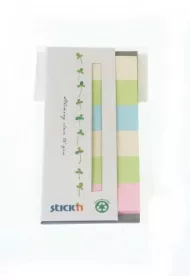 Stickn Zak�adki indeks. papierowe mix 6 kol. neon Eco