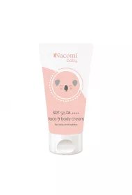 Nacomi Baby Face & Body Cream SPF50++++ fotostabilny krem do twarzy i ciaa dla dzieci 50 ml