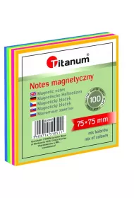 Titanum Notes elektorstatyczny 75x75mm 100 kartek