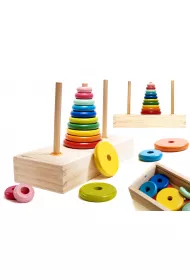 Piramida drewniana z podstaw wiea sorter