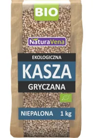 NaturaVena Kasza gryczana niepalona 1 kg Bio