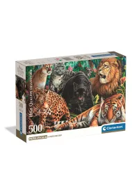 Puzzle 500 el. Wild Cats Clementoni