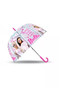 KIDS EUROSWAN Parasolka Barbie przezroczysta 18cali BB00011