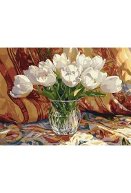 Ideyka Malowanie po numerach - Tulipanowy spok�j 30x40cm