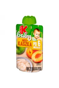 Kubu Baby Mus+kaszka po 6 miesicu jabko-morela 100 g