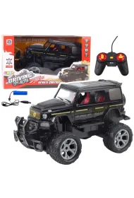 Teren�wka R/C �wiat�o czarna 1:12 LeanToys