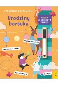 Rysowanki-zmazywanki. Urodziny borsuka