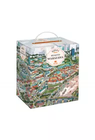 Puzzle 1000 el. Puzzlove CzuCzu. Miasto Warszawa Bright Junior Media