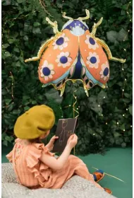PartyDeco Balon foliowy biedronka 87x75cm mix