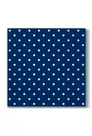 Paw Serwetki w bia�e kropki 33x33 cm