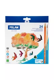 Milan Kredki akwarelowe trjktne 24 szt.