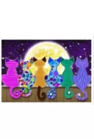 Norimpex Diamentowa mozaika - Koty kolor na p�ocie 30x40cm