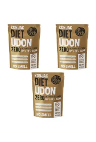 Diet-Food Makaron konjac shirataki udon zestaw 3 x 200 g