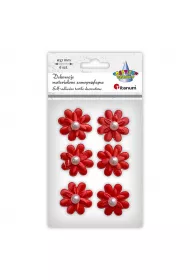Titanum Dekoracje samoprzylepne 3D kwiaty 6 szt.