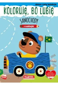 Koloruj� bo lubi� Samochody + naklejki