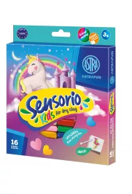 Masa plastyczna Sensorio Kids Jednoro�ec 16 kolor�w Astra