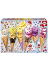 Puzzle 500 Lody w wafelku Educa