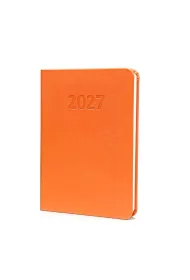 Kalendarz 2027 A6 Prestige Tygodniowy Pomara�czowy