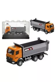 Wywrotka metalowa pomara�czowa 1:80 LeanToys