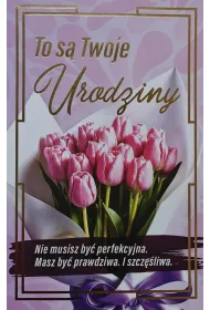 Yeku Karnet urodziny z wymiennymi cyframi JCX-234
