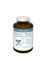 Norsan Omega-3 Arktis Kapsu�ki z olejem z dorsza arktycznego i ekstraktem z rozmarynu Suplement diety 120 kaps.