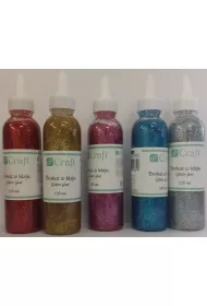 Dalprint Brokat w kleju silver 120 ml