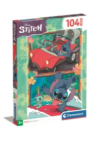 Puzzle 104 el. SuperColor. Stitch Clementoni