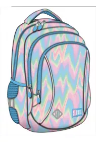 St. Majewski Plecak 3-komorowy BP-26 Bubble gum