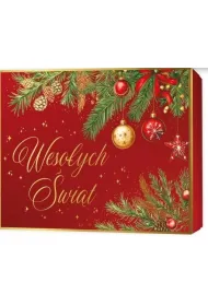 Pude�ko prezentowe �wi�teczne, ga��zki (22,5x17,5x4cm)