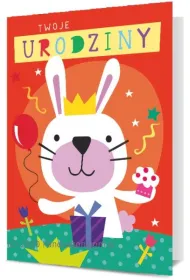 Pan Dragon Karnet B6 Urodziny dzieci�ce Kr�liczek K.B6-1832