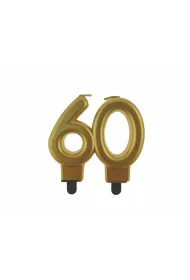 Godan �wieczka 60 Urodziny metaliczna B&C 8cm
